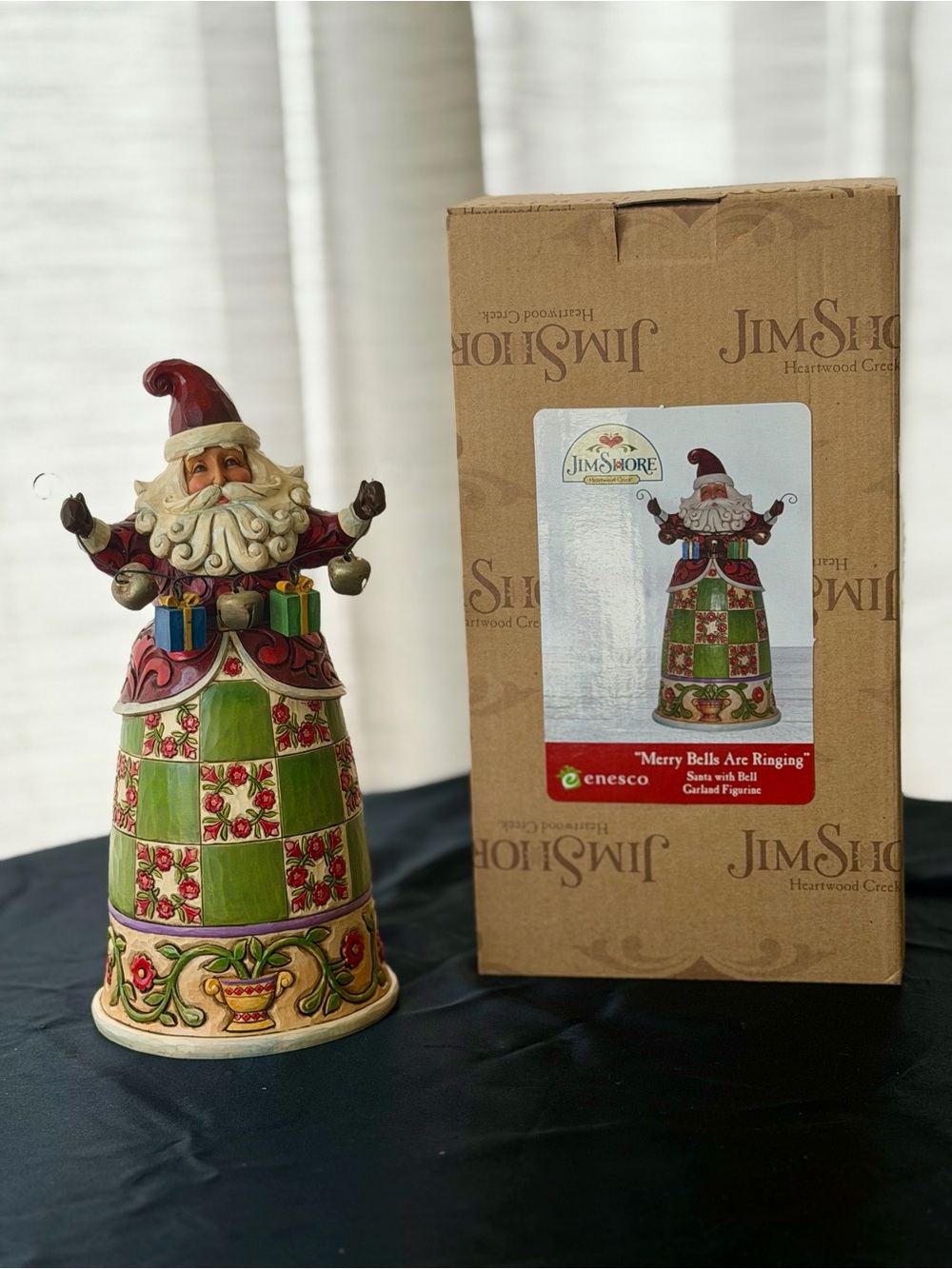 2009 Jim Shore “Merry Bells are Ringing “ Santa” Figurine